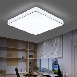 Квадратный светодиодный потолочный светильник AC220V простой светодиодный светильник для гостиной, балкона, кухни, современный подвесной