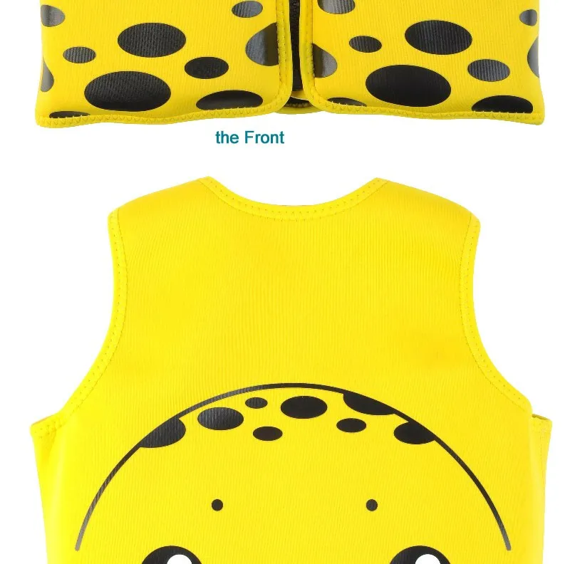 Купальный жилет для детей, начинающих плавать, базовая Спасательная куртка для малышей, детей, неопреновый напечатанный купальник, Flotation w/ремень безопасности