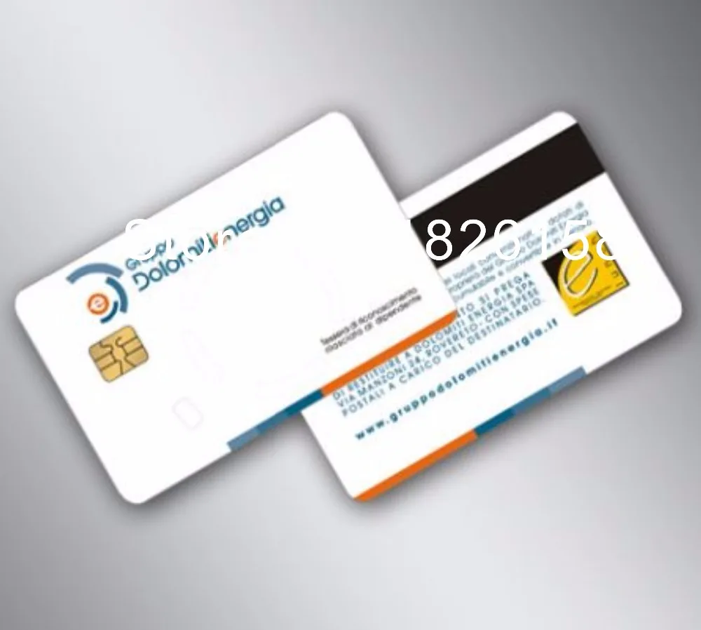 

500Pcs Fudan Chip SLE4442 Contact Smart Card With Customized Printing