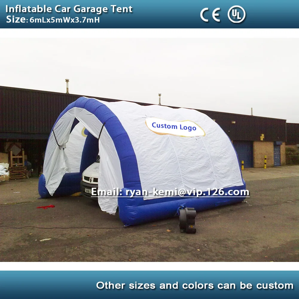 6m inflatable-car-garage-tent inflatable tunnel tent