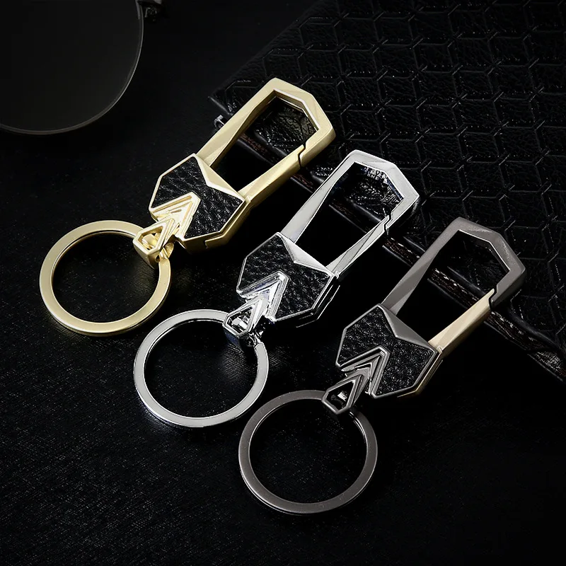2017 Classic Style Men Keychains Male Car Keyring Genuine