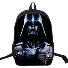 16 Inch Kids Backpack Star Wars Darth Vader School Bags Satchel 3D Cartoon Orthopedic Children School Bags For Boys Mochila Gift