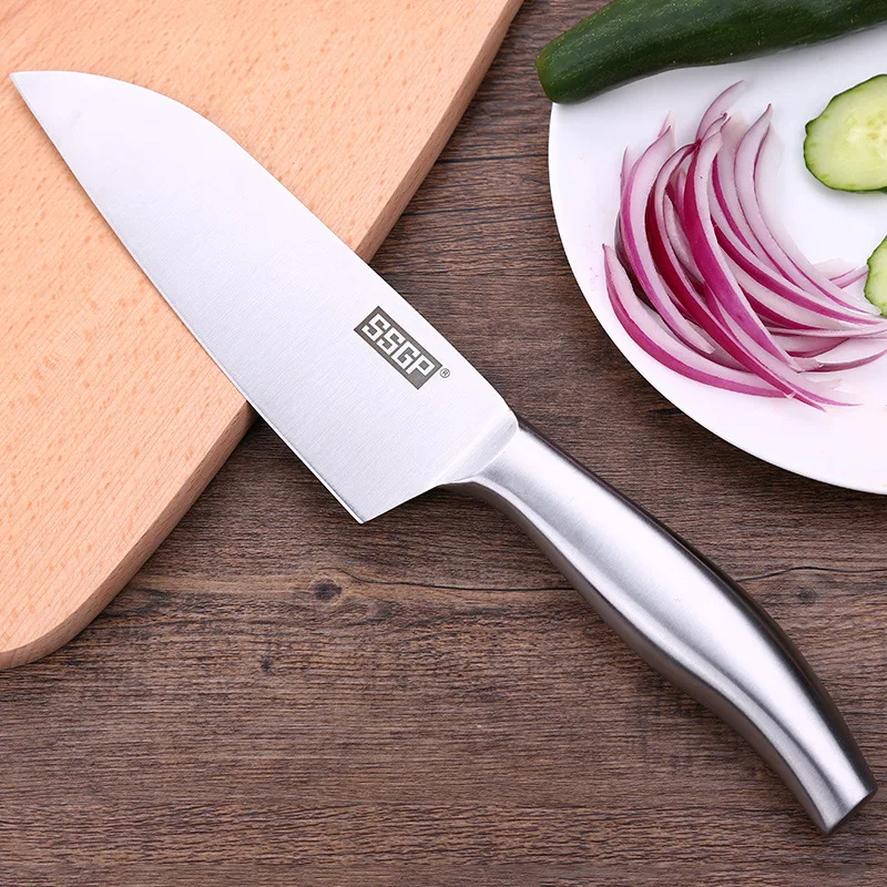 

SUS304 Stainless Steel Fruit and Vegetable Knife Vegetable Cutting Tool Kitchen Fruit Knife Chef Slicing Meat Western All-in-one