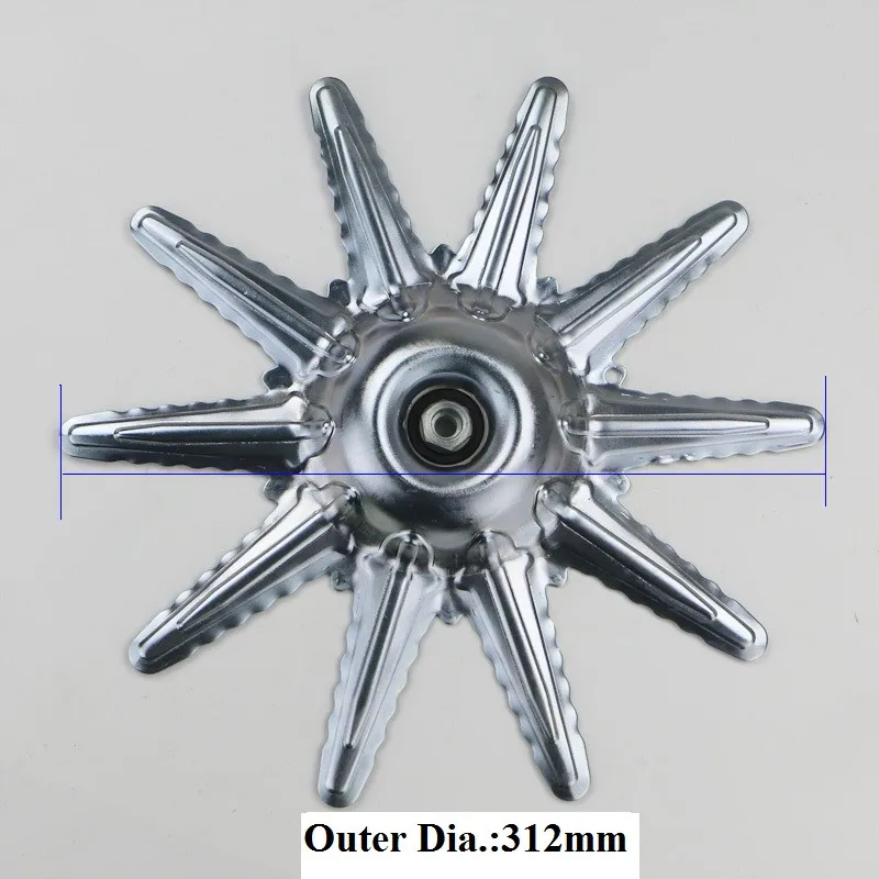 Новая модель безопасное металлическое лезвие защитный кожух M10* 1,25 для кустореза триммер резак защита безопасности