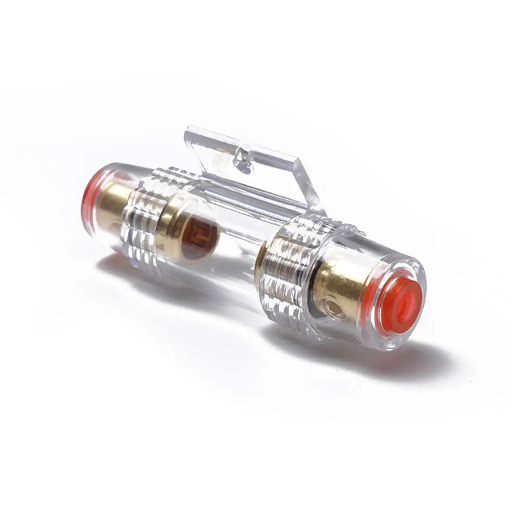 Car Auto Stereo Audio Inline AGU Fuse Holder 4/8 Gauge+100A Amp Fuse