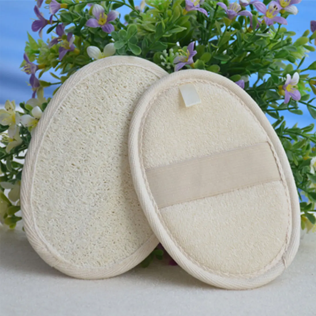 

Practical Natural Loofah Bath Shower Body Washing Sponge Body Scrubber Exfoliator Pad Body Skin Bathing Massage