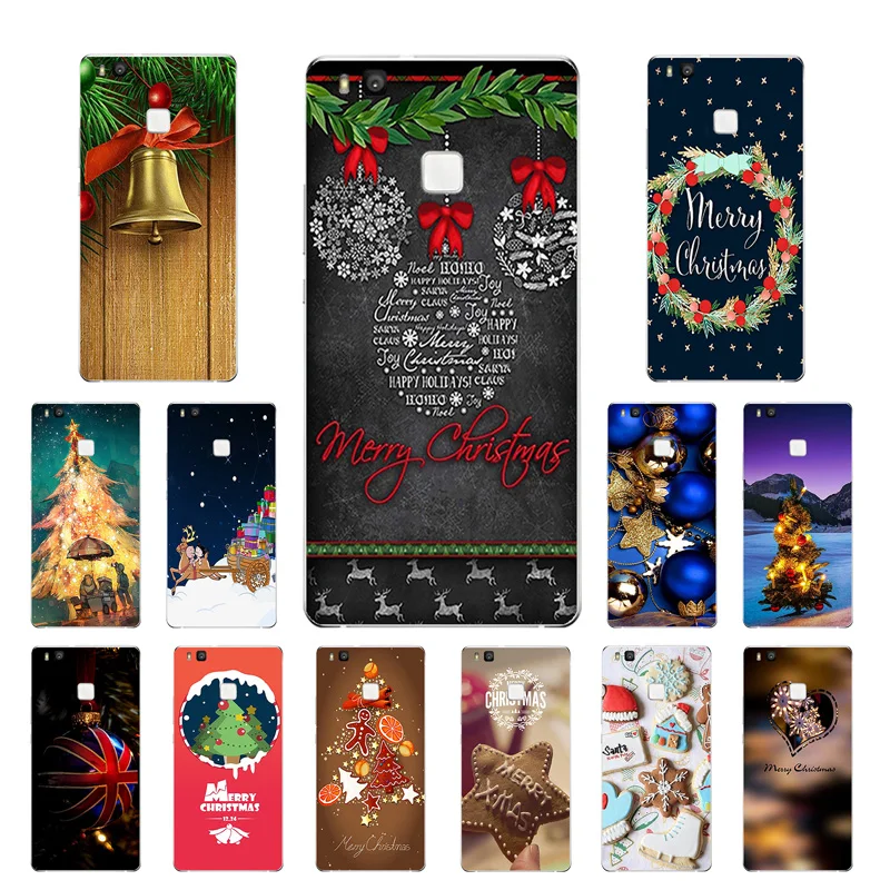 Soft TPU Case for Huawei P9 lite Silicon Merry Day Printing Cover Fundas G9 Lite 5.2 inch Coque |