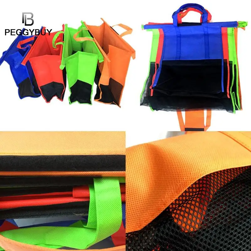 Thicken Cart Trolley Supermarket Shopping Bag Foldable Reusable Eco-Friendly Shop Handbag Totes Collapsible Storage Bag Thicken Cart Trolley Supermarket Shopping Bag Foldable Reusable Eco-Friendly Shop Handbag Totes Collapsible Storage Bag