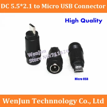 

new DC 5.5*2.1 to Micro USB Jack Micro 5Pin DC Power Charger Adapter Converter Connector for Laptop/Tablet/Mobile Phone