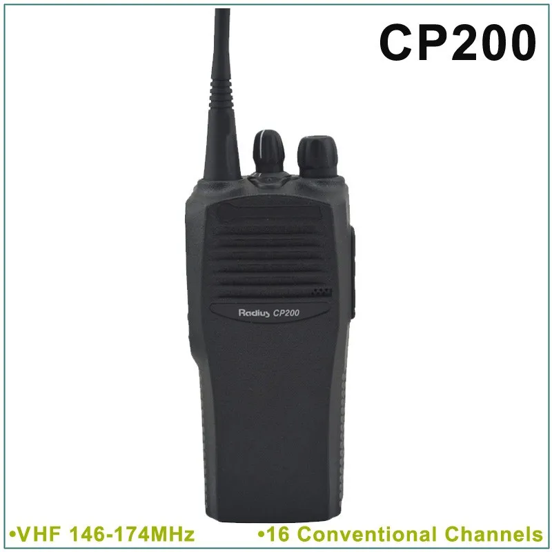 Новый CP200 VHF 146-174 МГц 16 обычных каналов Портативное двухстороннее радио (для моторолаа)