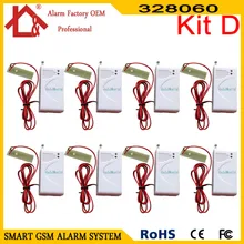 433 МГц 1527 Беспроводной проникновение воды детектор утечки Сенсор работу для сигнализации(8 шт