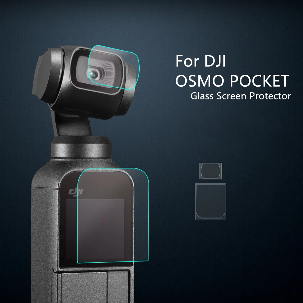 Закаленное стекло для DJI OSMO Pocket camera Lens Защитная пленка для экрана