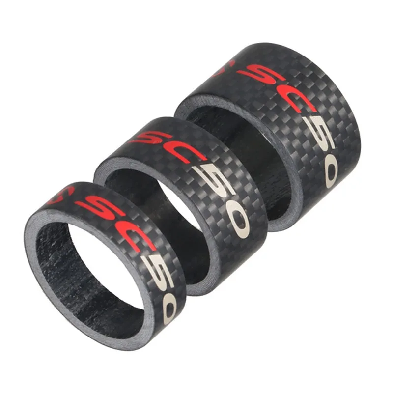 Full Carbon Fiber Bicycle Stem Washer Spacer Bicycle Headset Spacer 3K