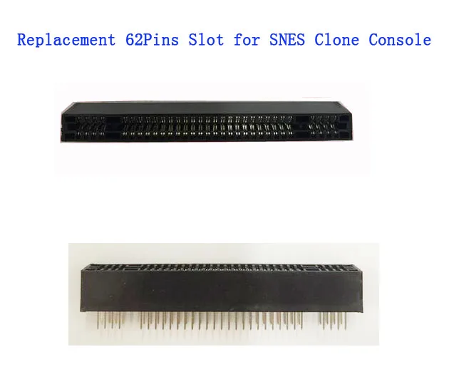 Sostituzione 62 Pins Slot Per Snes Clone Console