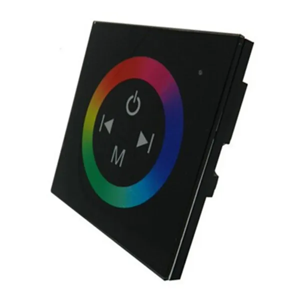 

1 pcs Black panel RGB LED touch controller 12V-24V DC LED Touch Panel Full-color Controller rgb led strip controller