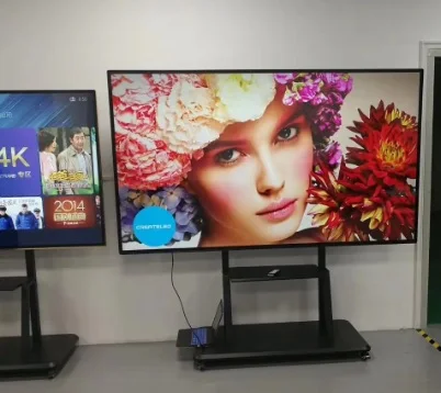  75 inch 86 inch 100 inch display monitor television TV Android 7.1.1 Smart quard core TV with Ram1.