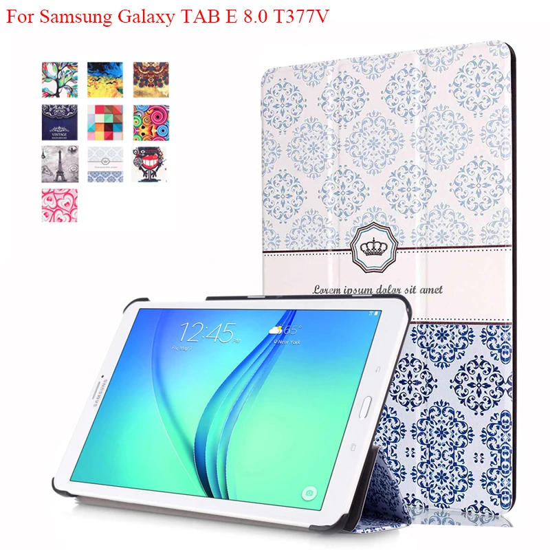 For Samsung Galaxy Tab E 8 0 T377 T377v Case Cover Funda Tablet