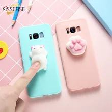 

KISSCASE Squishy Phone Case For Samsung Galaxy J3 J5 2017 A5 A7 2017 Lovely Patterned Cover For Samsung Galaxy Note 8 S8 Cases