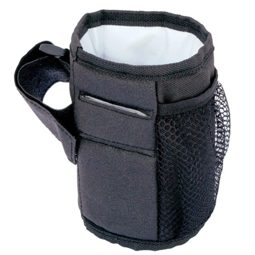 Bottle Mug Cup Rack Holder Bag Waterproof Oxford Baby Carriage Buggy