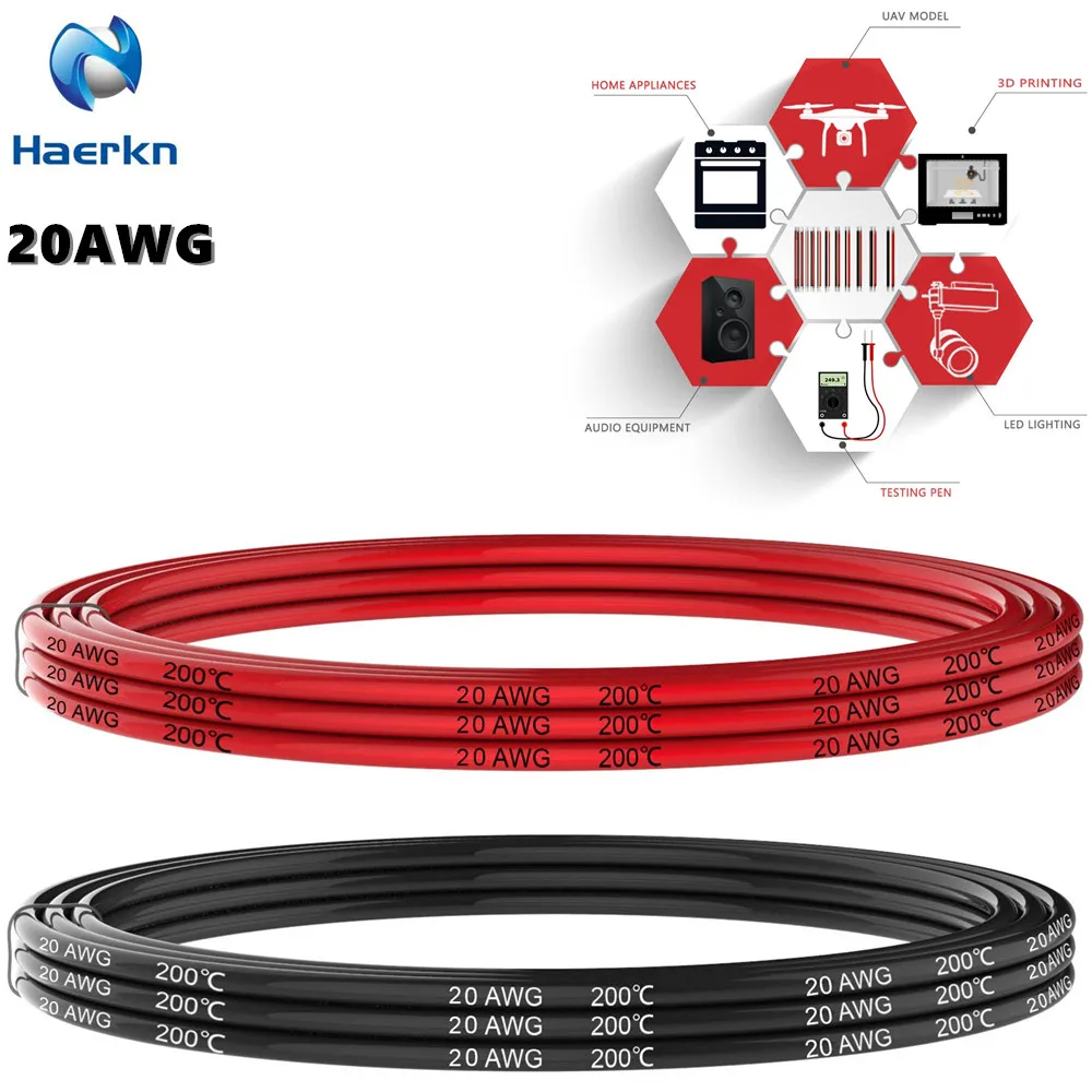 BNTECHGO Alambre de Silicona de Calibre 16/ 10/ pies/ / 16/ AWG Cable de Silicona 252/ Hilos de Alambre de Cobre Suave y Flexible Silicona Wire