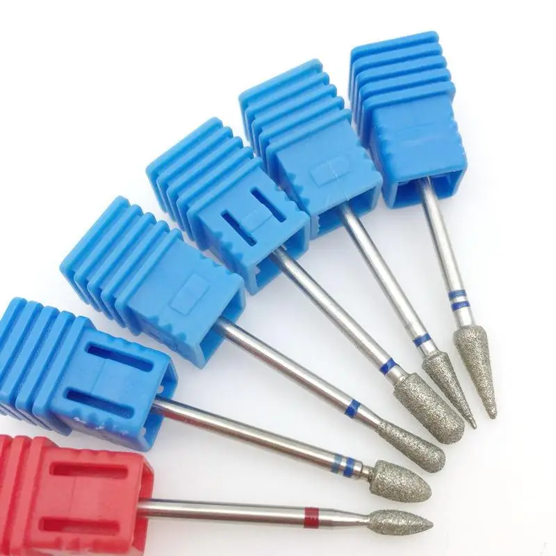 

6 Style Diamond Nail Drill Bits Milling Cutter Burr Electric Drill Manicure Machine Nail Art Accessories Nail Clean Files