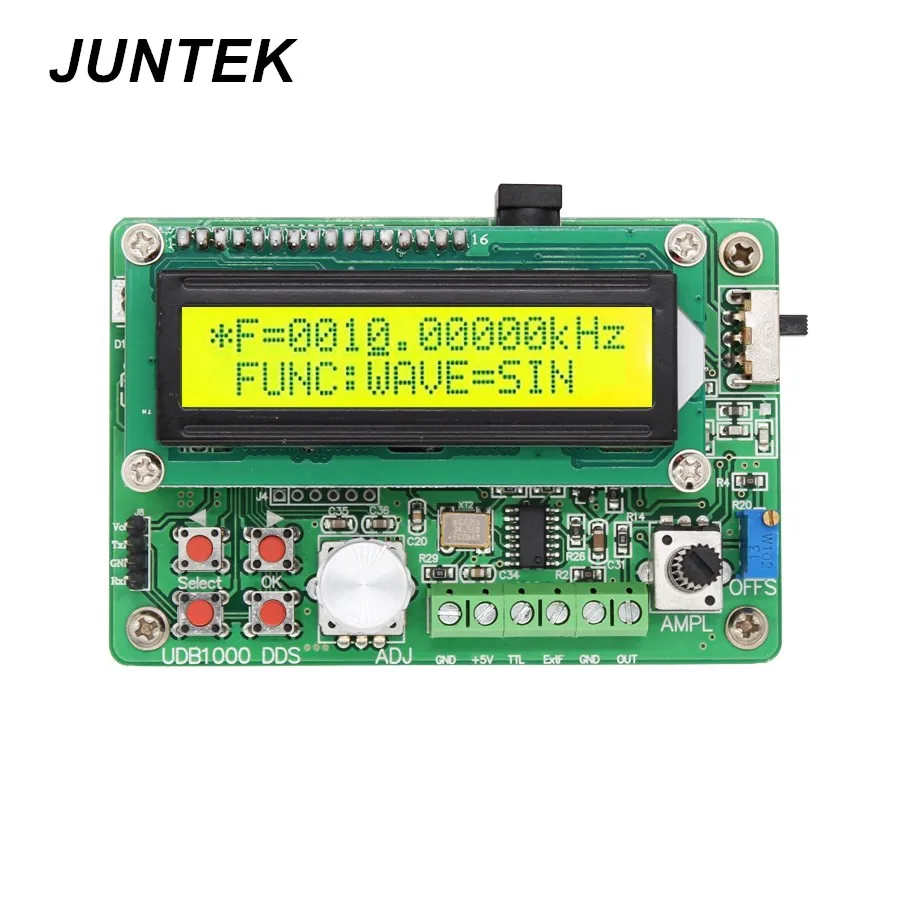 

JUNTEK UDB1000S 8MHz DDS Function Signal Generator frequency meter Sweep counter