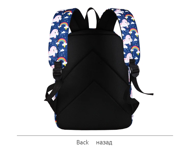 WINNER Woman Brand Backpack Cute Unicorn Print School Backpack For Teenage Girls Bagpack Student Travel Mochila Feminina 2018 (5)