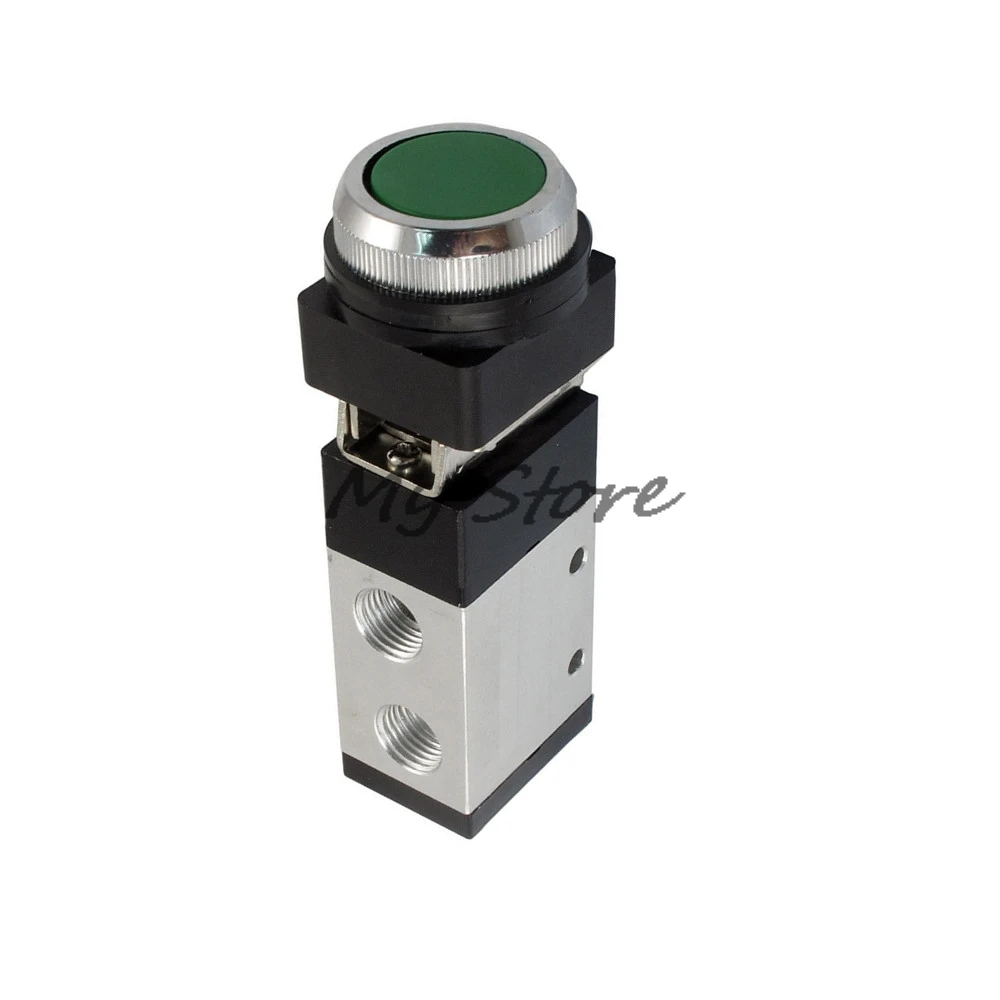 Buy 1/4"PT Air Inlet 3 Way Two Position Momentary