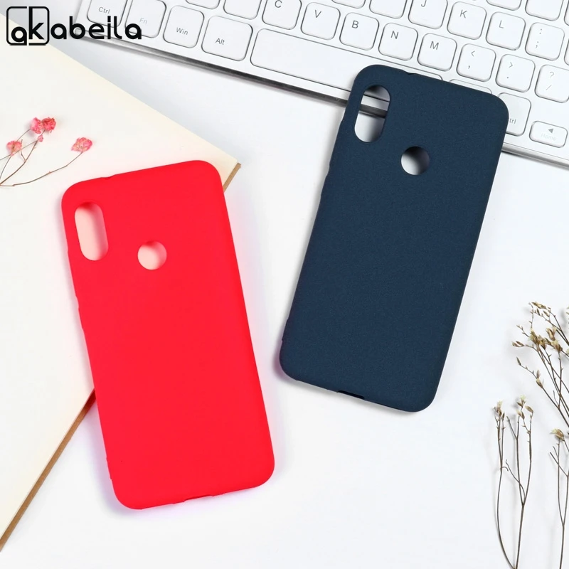 

AKABEILA Cases For Xiaomi Mi A2 Lite Case Redmi Note 6 Pro Note 5A Prime Redmi 5 Plus S2 4x 4 6A 3 Silicone Matte Covers Coque