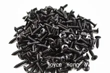 Mil de negro Guitarras pickguard Tornillos para Fender Strat/Tele eléctrica Guitarras bajo envío libre al por mayor