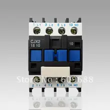 Высокое качество контактор переменного тока 12A(LC1) CJX2-1201 48 V, 110 V, 220 V, 380 V серебро контактное лицо
