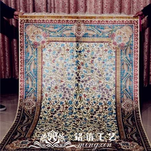 4'x6' шелковый ковер ручной работы Персия шелковый ковер с восточным рисунком мягкие ковры для гостиной