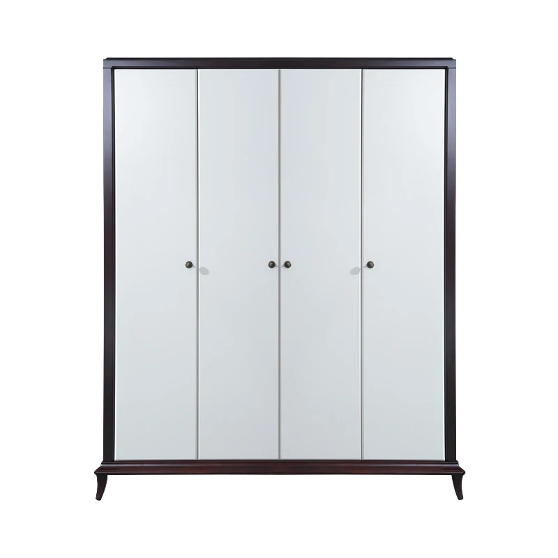 2017 4 doors wardrobe design high quality bedroom Wardrobe