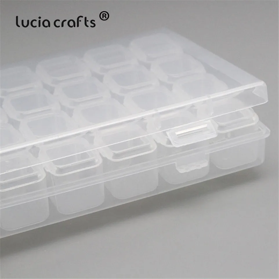 1 комплект прозрачные сетки Регулируемый пластиковый органайзер коробка для хранения Стразы сменные серьги разделители таблетки чехол I0908