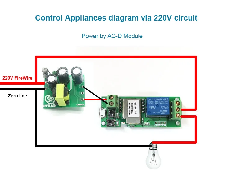 EweLink умный USB 5 В DIY 1 канал Jog Inching самоблокирующийся wifi беспроводной Умный домашний переключатель дистанционного управления с Amazon Alexa