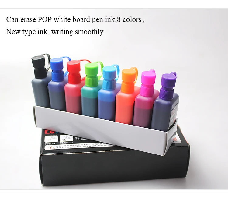 Ноу 8 цветов/набор чернил для белой доски стираемый поп-арт пополняющий маркер для школьного поставщика