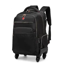 Водонепроницаемый Многофункциональный чемодан на колесиках 1" 22", рюкзак на плечо, дорожная сумка на колесиках, школьная сумка