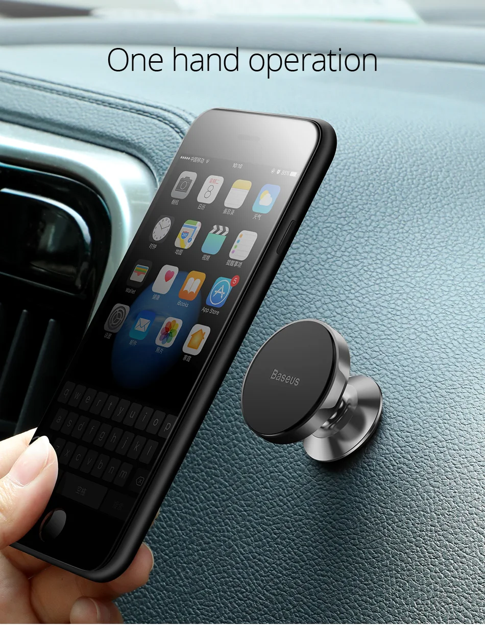 mobile stand for table Baseus Magnetic Car Holder For Phone Universal Holder Cell Mobile Phone Holder Stand For Car Air Vent Mount GPS Car Phone Holder car mobile holder