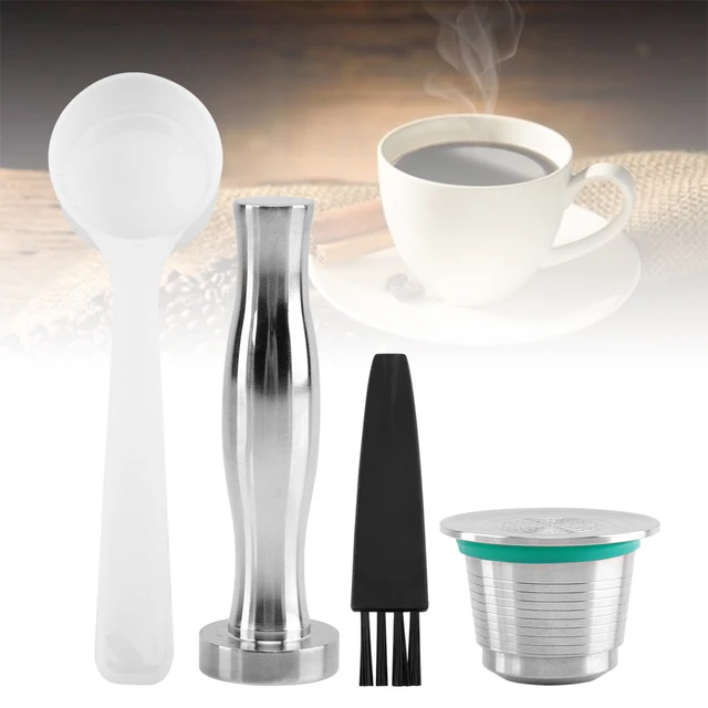 Best Offers Stainless Steel Reusable Coffee Capsules Kit Metal Mesh Coffee Filter Refillable Coffee Capsules for Nespresso Machine Best Offers Stainless Steel Reusable Coffee Capsules Kit Metal Mesh Coffee Filter Refillable Coffee Capsules for Nespresso Machine