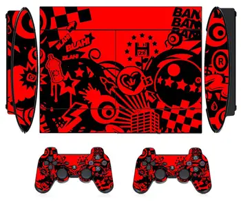 

Red Passion 067 Vinyl Skin Sticker Protector for Sony PS3 Super Slim 4000 and 2 controller skins Stickers