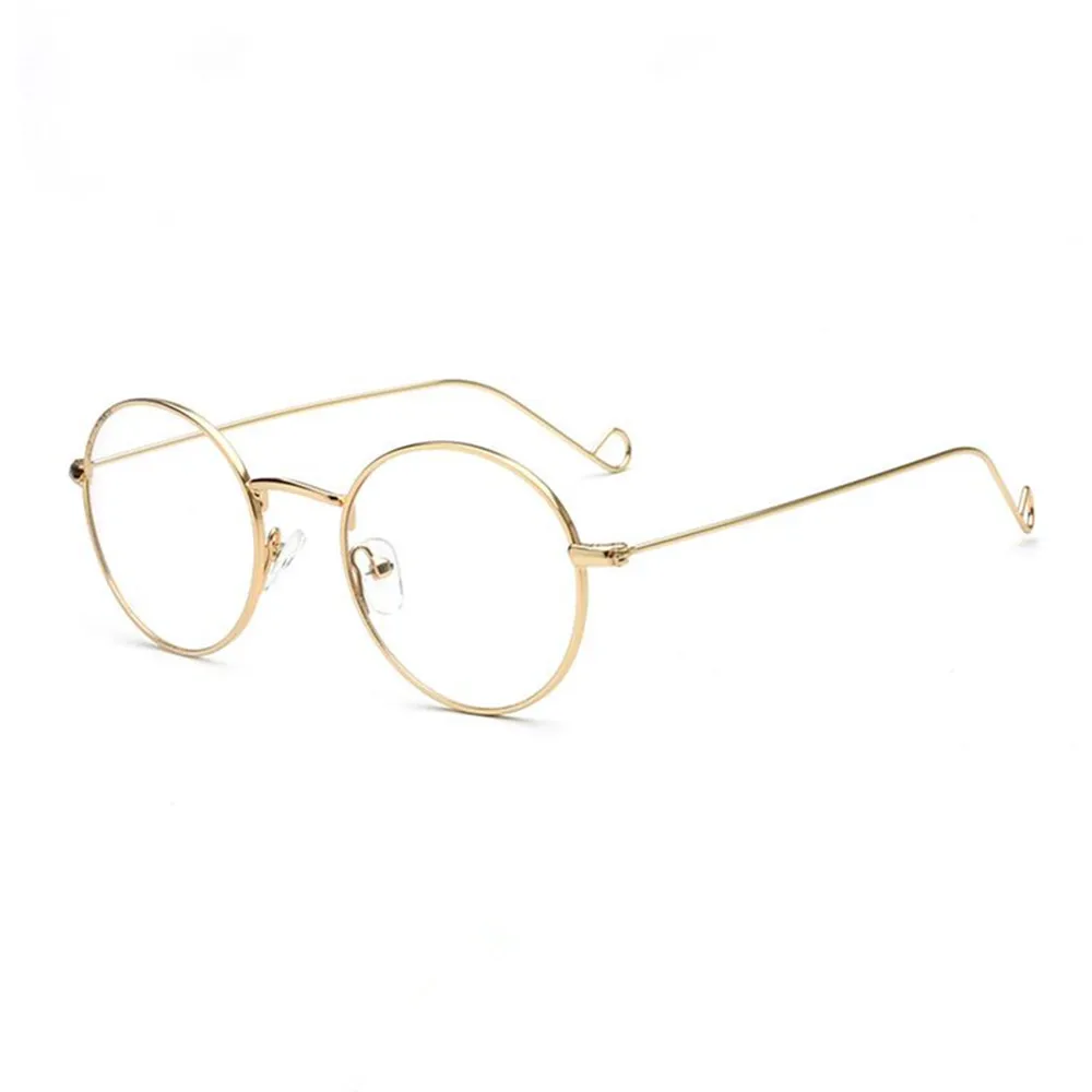 

Vintage Oval Round Japan Hand Made Metal Gold Wire Eyeglass Frames myopia Rx able John Lennon Light Glasses