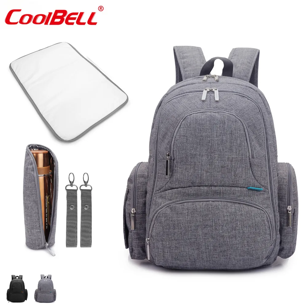 Многофункциональный нейлоновый рюкзак CoolBell вместительный для подгузников