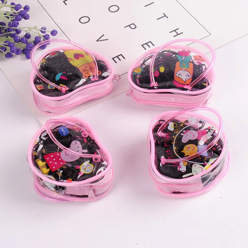BalleenShiny 200PCS Elastic Hair Bands Baby Infant Girls Colorful High Quality Princess Hair Ring Children Hair Rope Decoration