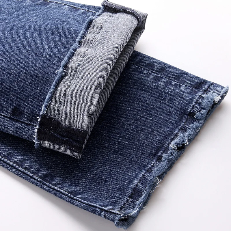 LEIJIJEANS Весна и лето плюс размер деним 2 сплошной цвет средняя талия по щиколотку