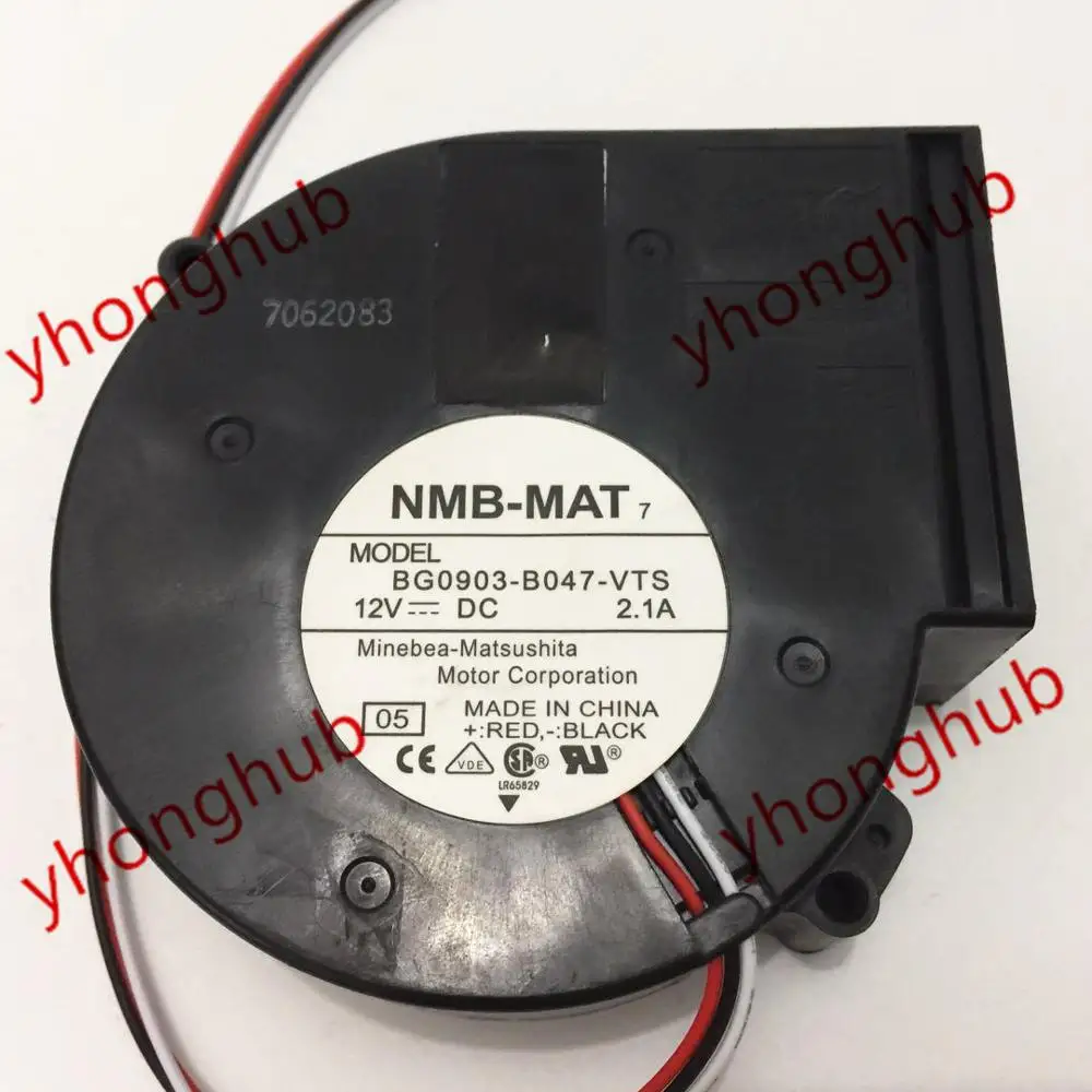 

NMB-MAT BG0903-B047-VTS 05 DC 12V 2.1A 97x97x33mm Server Blower Fan