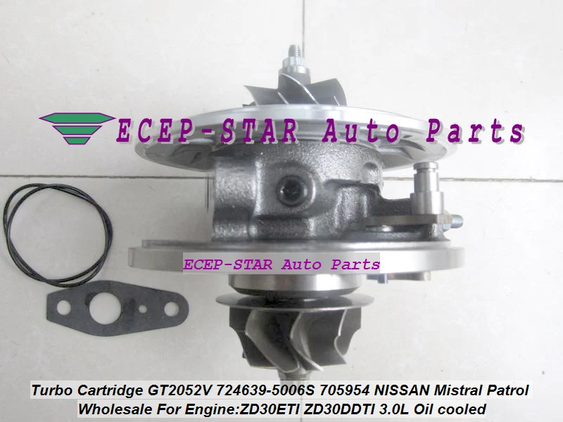 JC-Oil TURBO Cartridge GT2052V 724639-5006S 724639 705954 14411-2X90A For NISSAN Mistral Patrol  ZD30ETI 3.0L