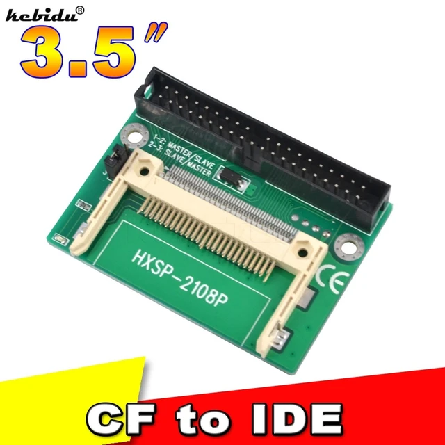 kebidu 5x CF to IDE Compact Flash Card Adapter Bootable 40 Pin CF to