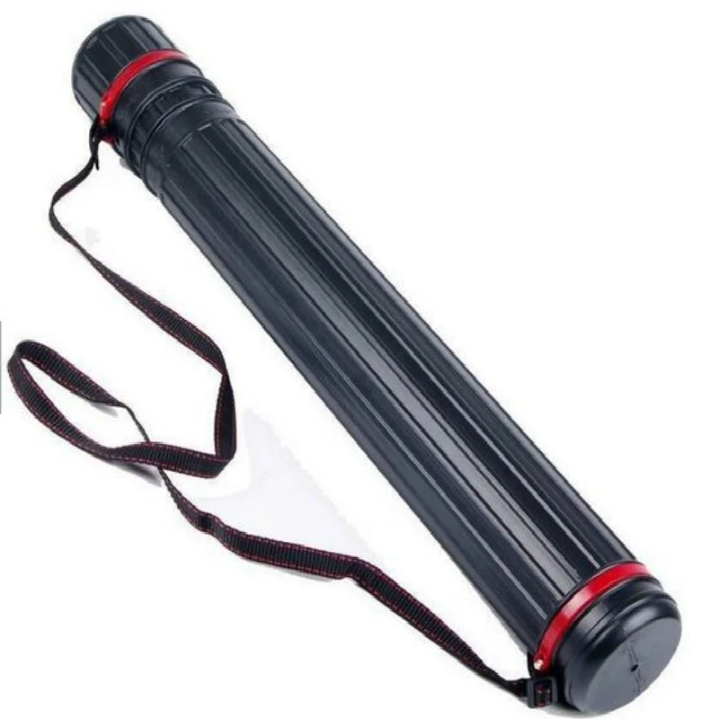 

Adjustable PE Telescopic Arrow Holder Shoulder Arrow Tube with Belts Hunting Bag Quiver