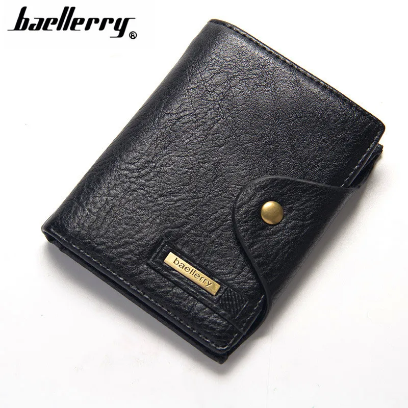 Guaranteed Genuine Leather Brand Men Wallets Design Short Small Wallets Male Mens Purses Card Holder Buckle zipper cool 198Q Guaranteed Genuine Leather Brand Men Wallets Design Short Small Wallets Male Mens Purses Card Holder Buckle zipper cool 198Q