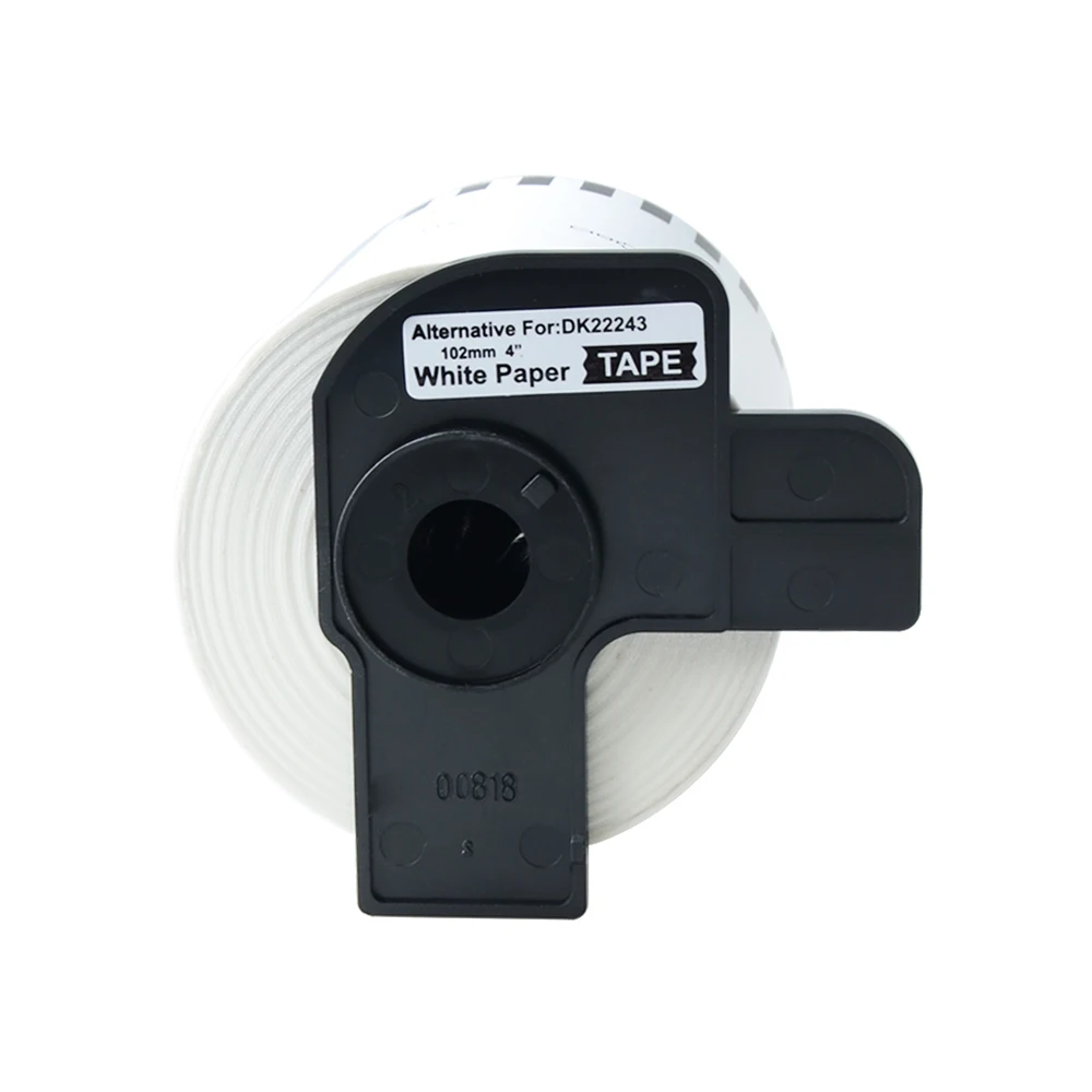 

2 Rolls Label tape DK-22243 Label 102mm x 30.48m Continuous Compatible for Brother QL-1050/1060N/1100/1110NWB